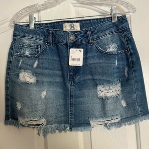 We The Free. Free People  denim mini skirt NWT size 8